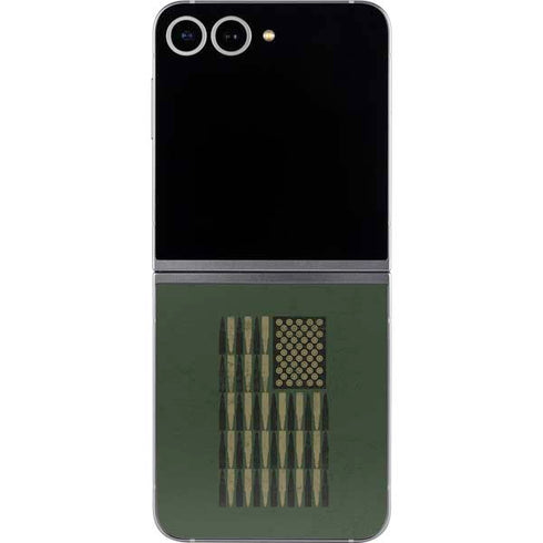 Bullet American Flag Galaxy Z Flip6 Skin